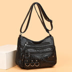 Women's Fashion Casual Soft Leather Bag Pi-Mart