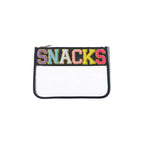 PVC transparent storage bag, embroidered letter cosmetic bag, wash storage towel embroidered file bag 2pcs, - SJB-DIAMOND ELITES