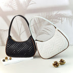 Quilted embroidered plaid armpit women's bags, women's hobo bags, small hobo bags for women, - SJB-DIAMOND ELITES