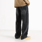 Trendy Washed Old Straight-leg Wide-leg Pants