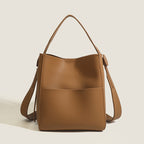 Early Autumn Women's Bag, Textured Crossbody Bucket Bag, Large Capacity Handheld Shoulder Bag - SJB-DIAMOND ELITES