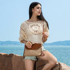 Tassel straw small crossbody bag seaside beach bag holiday crossbody shoulder bag evening clutch bag
