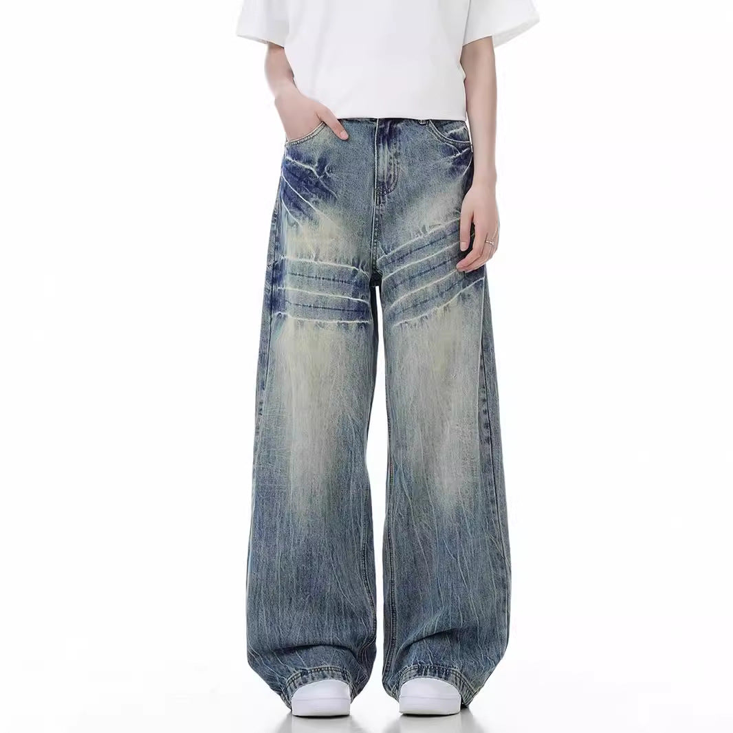 Loose Wide Leg Jeans American High Street Lootquake LLC