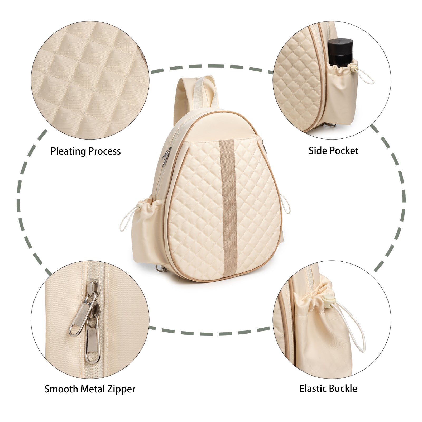 Crossbody Lightweight Waterproof Tennis Racket Bag - Multifunctional Unisex Backpack Purse SHOMICOBOUTIQUE