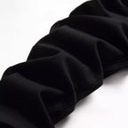 Men's Black Elastic Straight Jeans Lootquake LLC