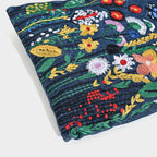 Mini embroidered denim bag, Street stylish student flower three-dimensional shoulder bag, design underarm bag - SJB-DIAMOND ELITES