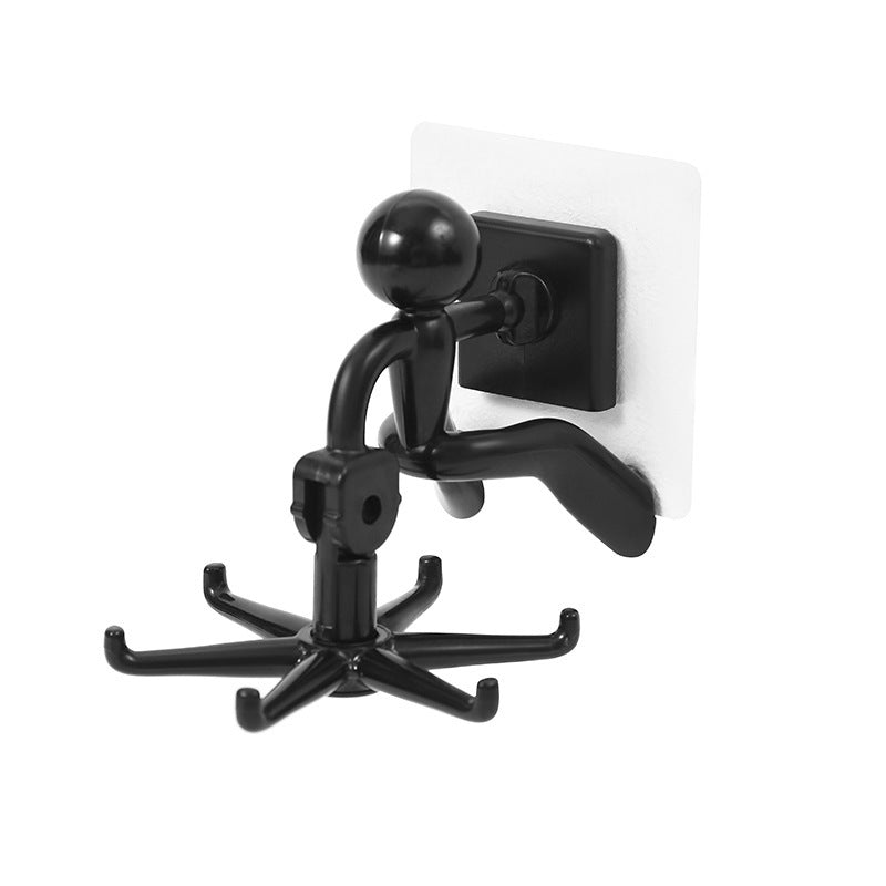 Rotating Villain 6-Claw Hook Wall-mounted Pi-Mart