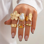 French Style Baroque Pearl Ring