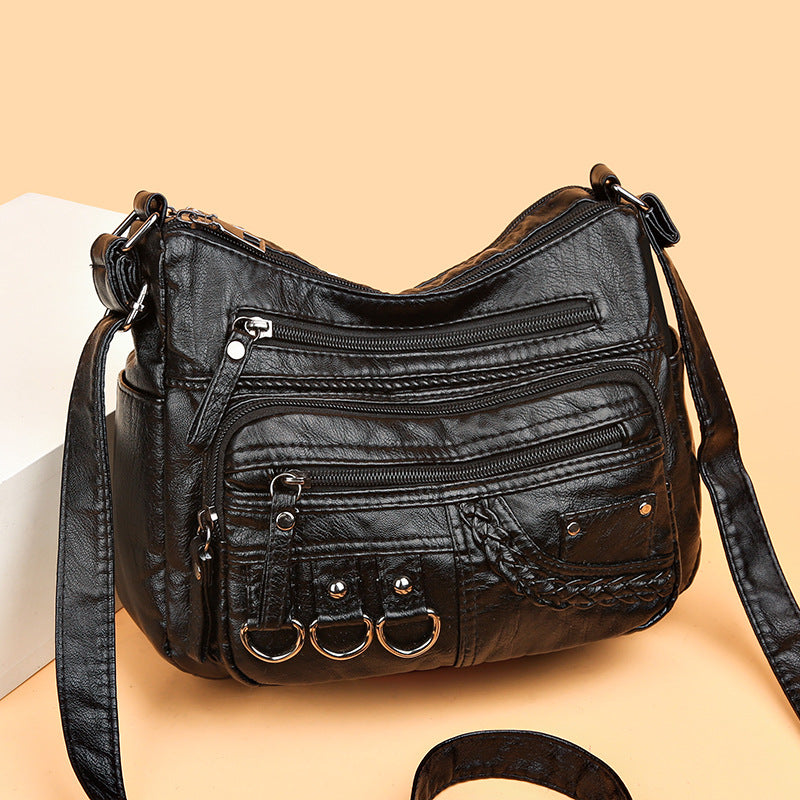 Women's Fashion Casual Soft Leather Bag Pi-Mart