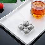 Stainless Steel Ice Particles Whisky Stone Bar Whiskey Cooling Wine Set Can Be Recycled Pi-Mart