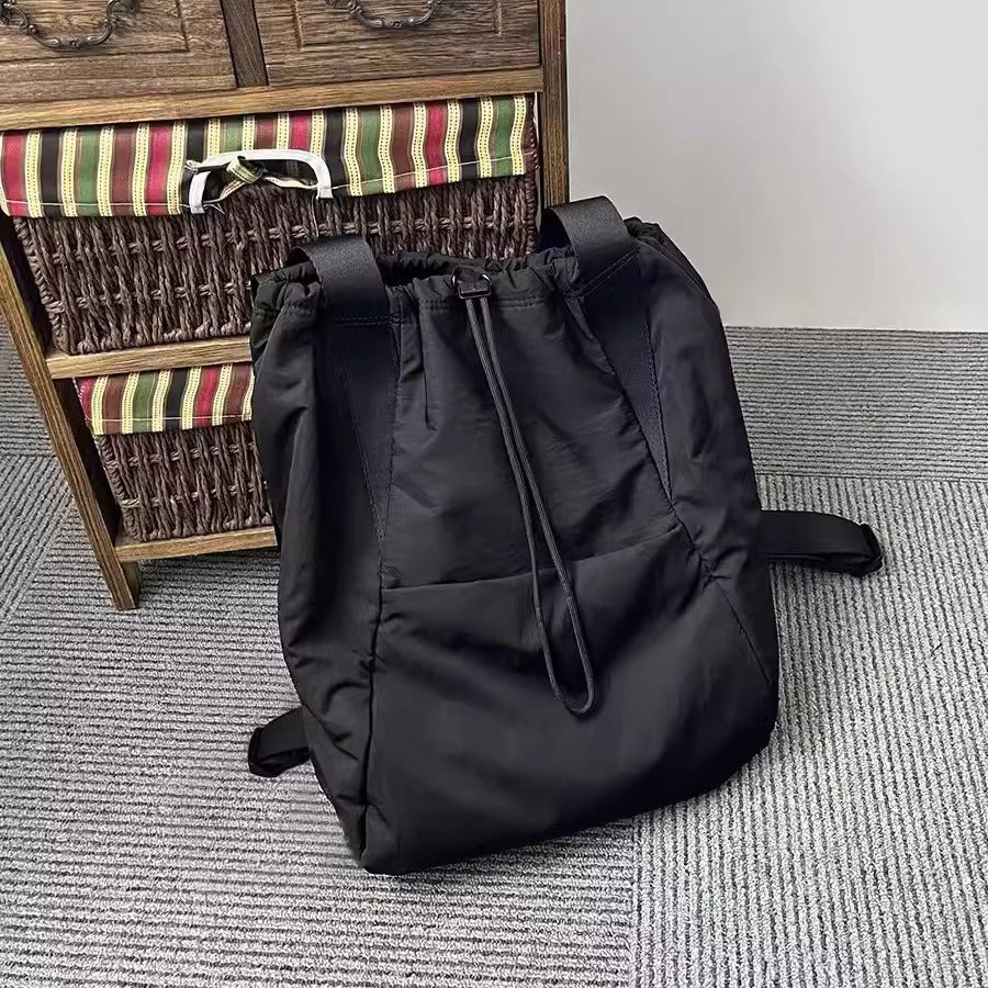 shoulder sports nylon bag waterproof multi-purpose drawstring shoulder bag storage large capacity yoga bag hobo - SJB-DIAMOND ELITES