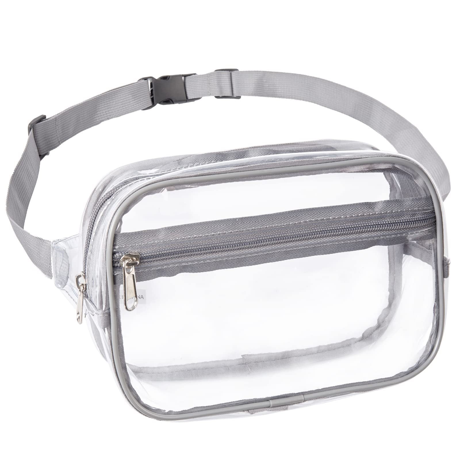 PVC Transparent Belt Bag – Adjustable Shoulder Strap Crossbody Fanny Pack for Sports & Travel – Waterproof Chest Purse with Stylish Design - SJB-DIAMOND ELITES