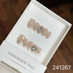 1030- Handmade press on nails fake nails removable