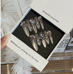 1035- Handmade press on nails fake nails removable