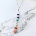 Foreign Trade Color Natural Crystal Gravel Handmade Winding Real Gold Plating Necklac Pi-Mart