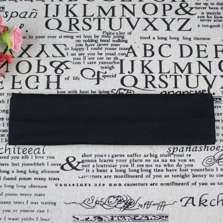 European And American Hot Solid Color Hair Band High Elastic Sports