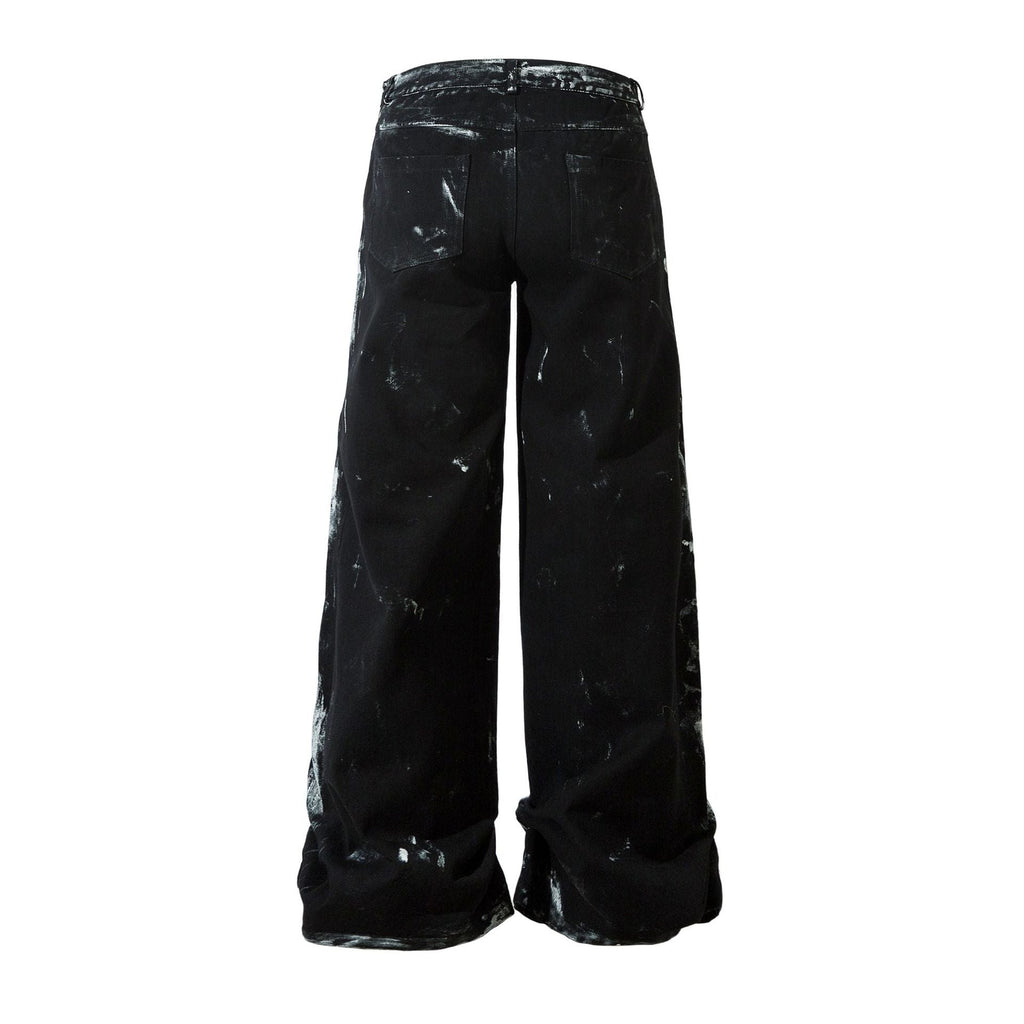 Men's American-style Retro Heavy-duty Painted Multi-pocket Jeans Lootquake LLC