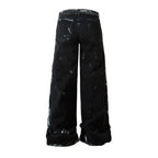 Men's American-style Retro Heavy-duty Painted Multi-pocket Jeans Lootquake LLC