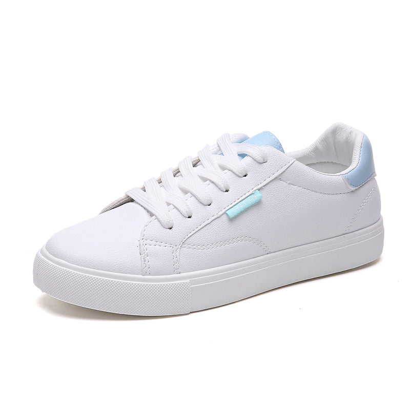 White Women's Sneakers - Flat Bottom Casual Shoes - SJB-DIAMOND ELITES