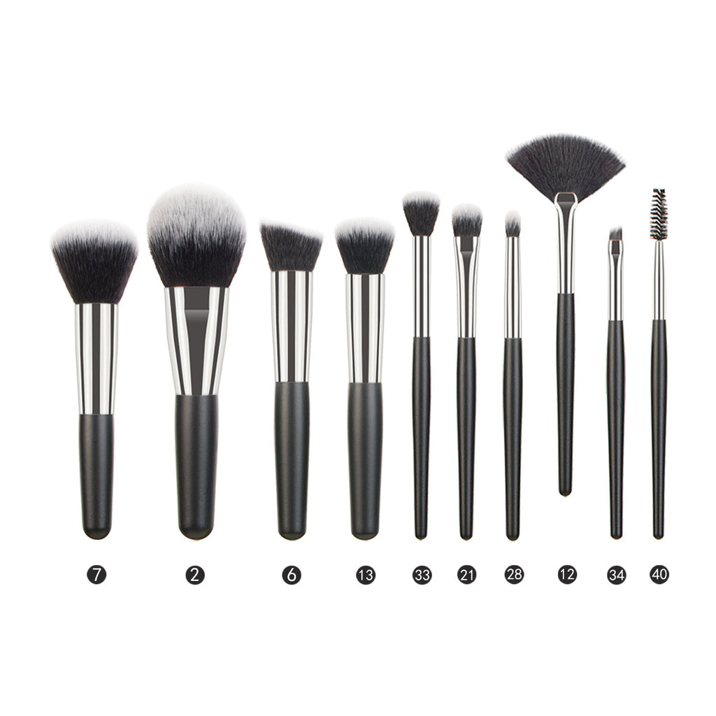 Animal Hair Makeup Brush Full Set Pi-Mart