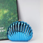 Shell Box Bag, Clutch Purse, Dinner Purse evening Clutch Purse Party, Prom Bag, Party Purse, - SJB-DIAMOND ELITES