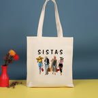 Canvas printed shoulder bag, fashionable and lightweight shopping bag, large-capacity cotton bag 2pcs hobo. - SJB-DIAMOND ELITES