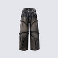 Street Fashion Vintage Jeans Raw Edges Design Lootquake LLC
