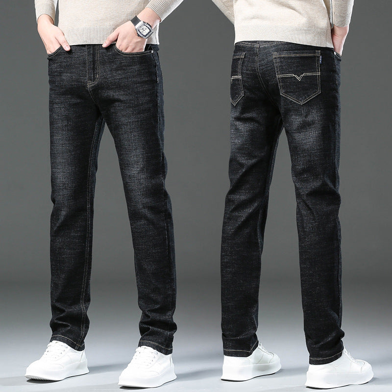 Men's Casual Loose Straight High Stretch Jeans Lootquake LLC
