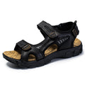 Men's Retro Casual Leather Sandals Outdoor Stylish Beach Pi-Mart