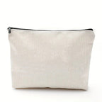 Linen printed cosmetic bag, cosmetic lipstick storage bag, small simple zipper evening clutch bag, - SJB-DIAMOND ELITES