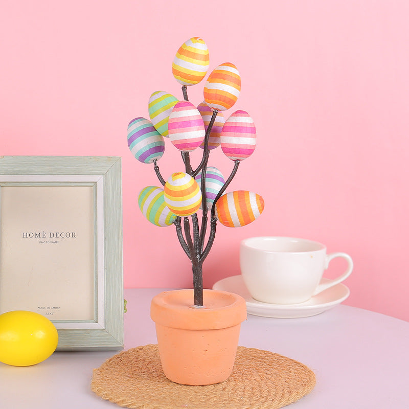 Cartoon Printed Egg Table Decorative Ornaments Pi-Mart
