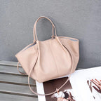 Elegant Genuine Leather Tote Bag – Premium Sheepskin Women's Hand-held Underarm Tote Bag, Versatile 2 in 1 Tote Shoulder Bag for Everyday Chic - SJB-DIAMOND ELITES