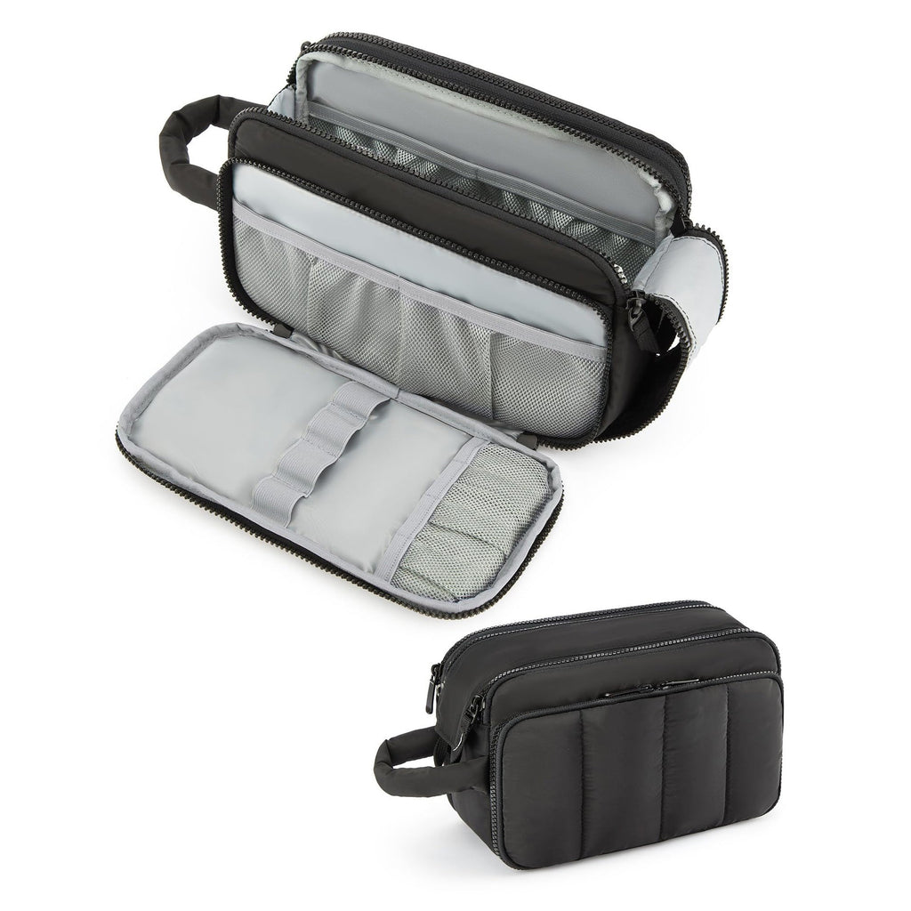 Portable Travel Toilet Bag – Compact Cosmetic Bag for Makeup Storage, Travel Makeup Bag with Organizers, Durable Cosmetic Storage Bag for On-the-Go Beauty Needs - SJB-DIAMOND ELITES