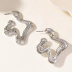 Retro Style Exaggerated Earrings Female European And American Style Pi-Mart