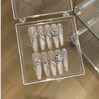 1034- Handmade press on nails fake nails removable