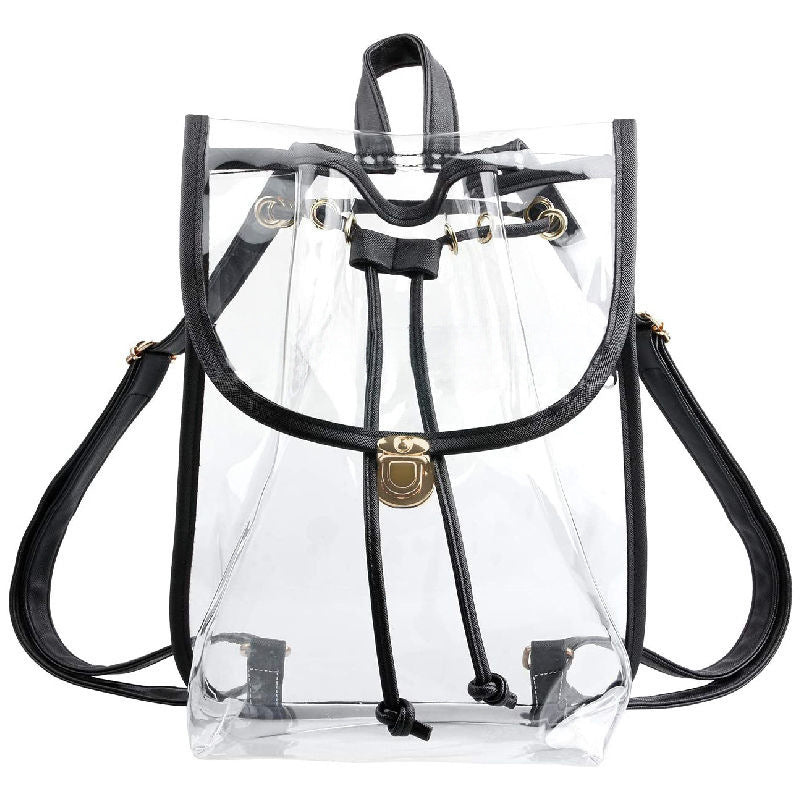 PVC transparent backpack, outdoor travel backpack, gymnasium visual backpack - SJB-DIAMOND ELITES