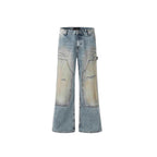 American Style Washed-out Vintage Straight Casual Loose Jeans Lootquake LLC