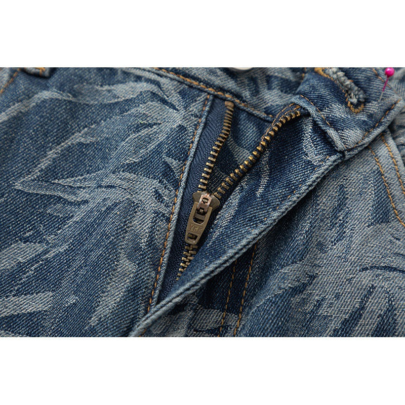 Men's Loose Straight Hawaii Beach Printing Wide Leg Pants Lootquake LLC