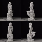 Classical Greek Goddess Statues - Small Artistic Figurines, Venus Sculptures for Office Bookcases and Living Room Decor Lootquake LLC