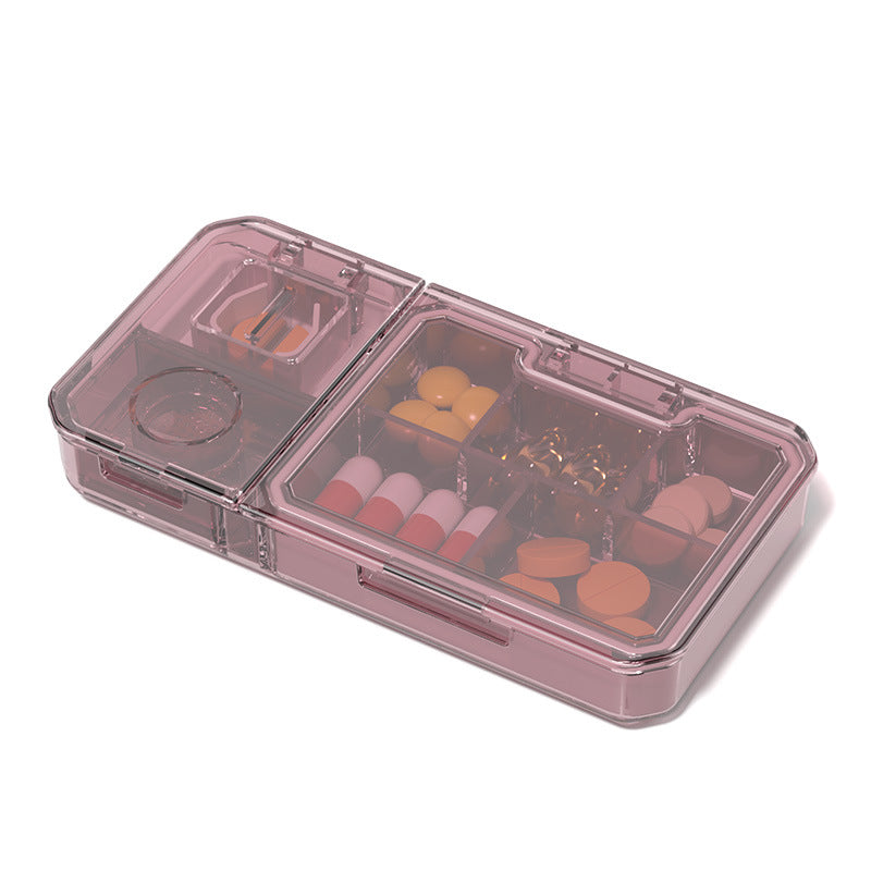 Portable Mini Multi-function Medicine Box Medicine Cutting Pi-Mart