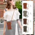 Leather mobile phone bag, mini bag, small satchel for mobile phone, phone purse crossbody - SJB-DIAMOND ELITES