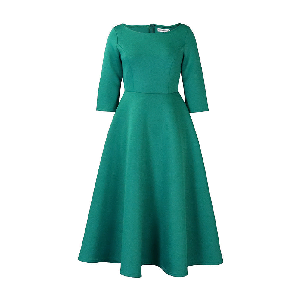 Fashion Women's Wear Large Swing Dress Pi-Mart