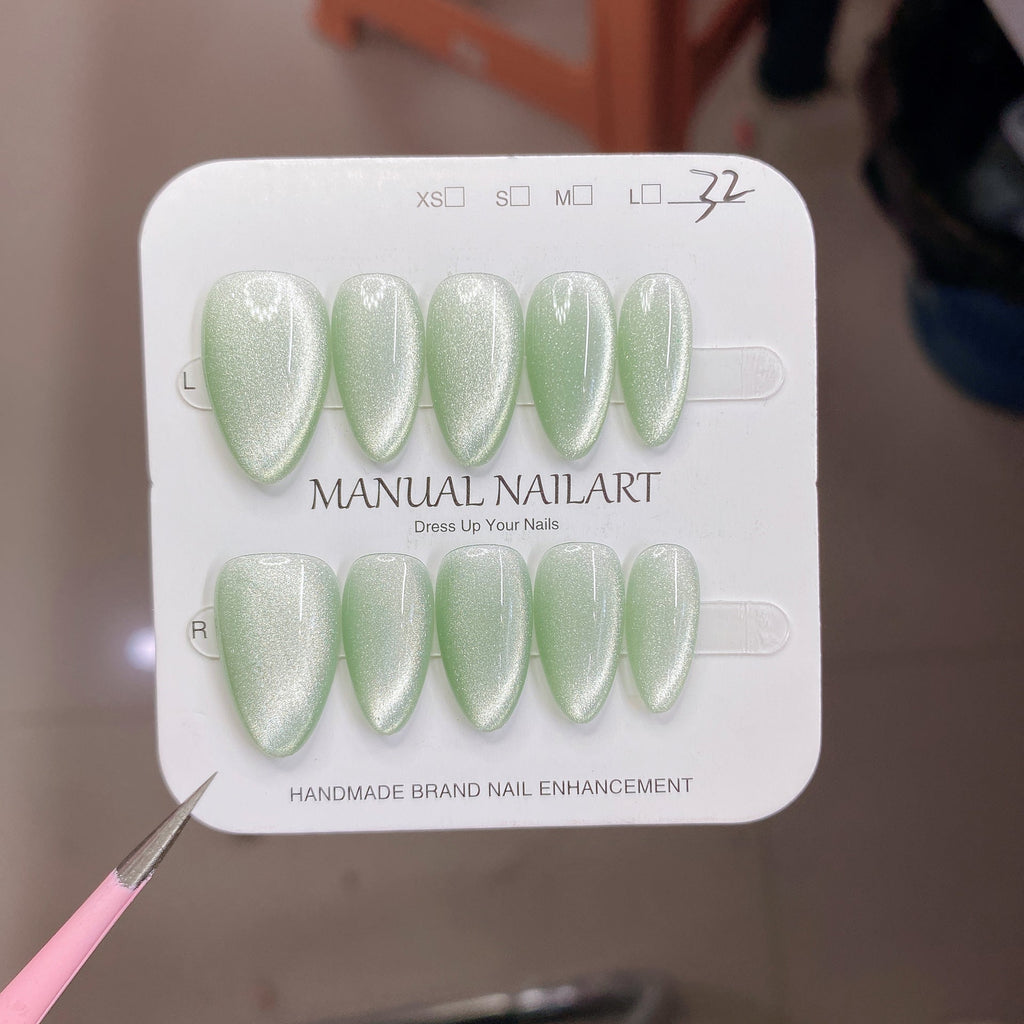 1026- Handmade press on nails fake nails removable