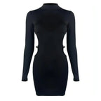 Women's Fashion Midriff Outfit Sheath Dress