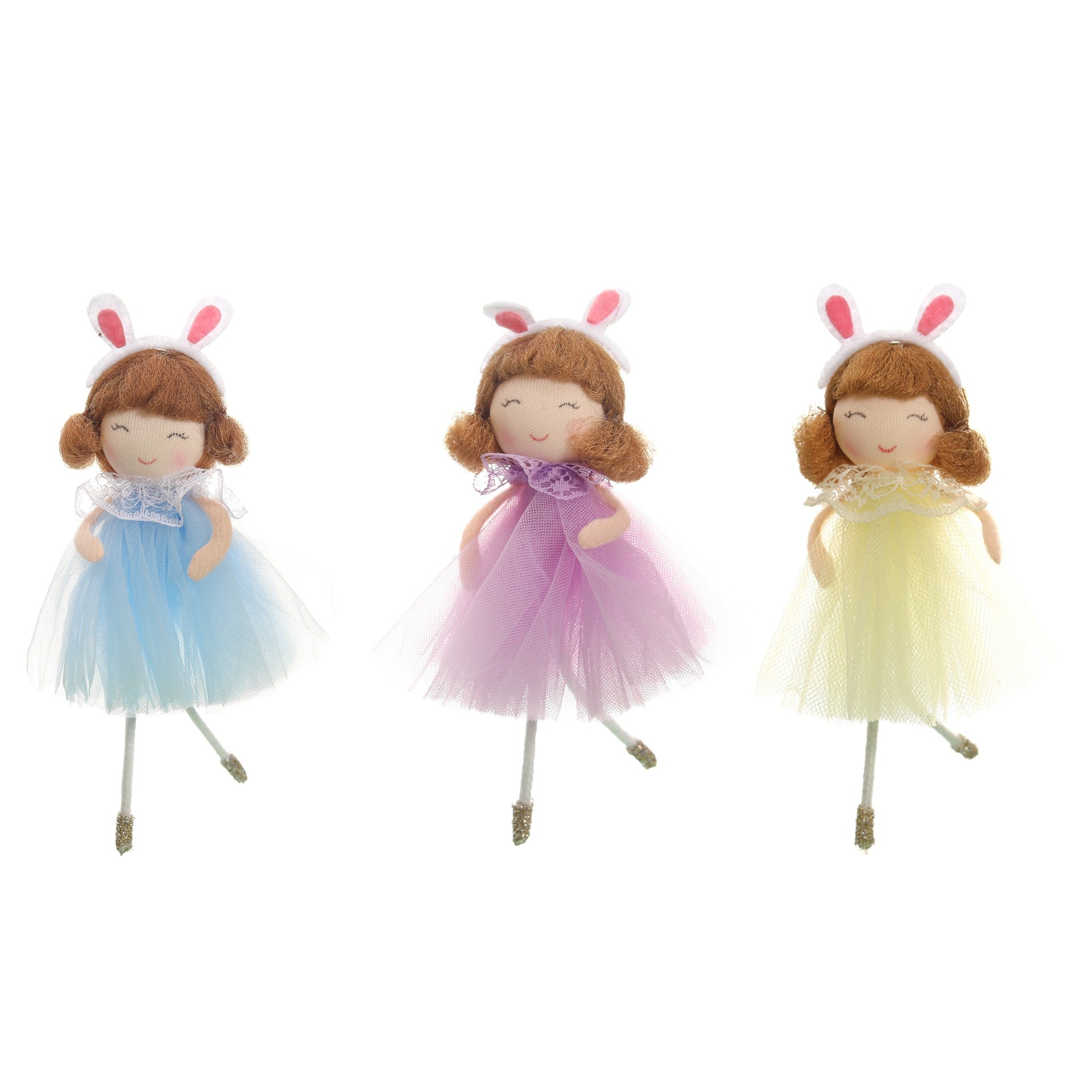 Easter Gauze Skirt With Headband Girl Pendant Pi-Mart