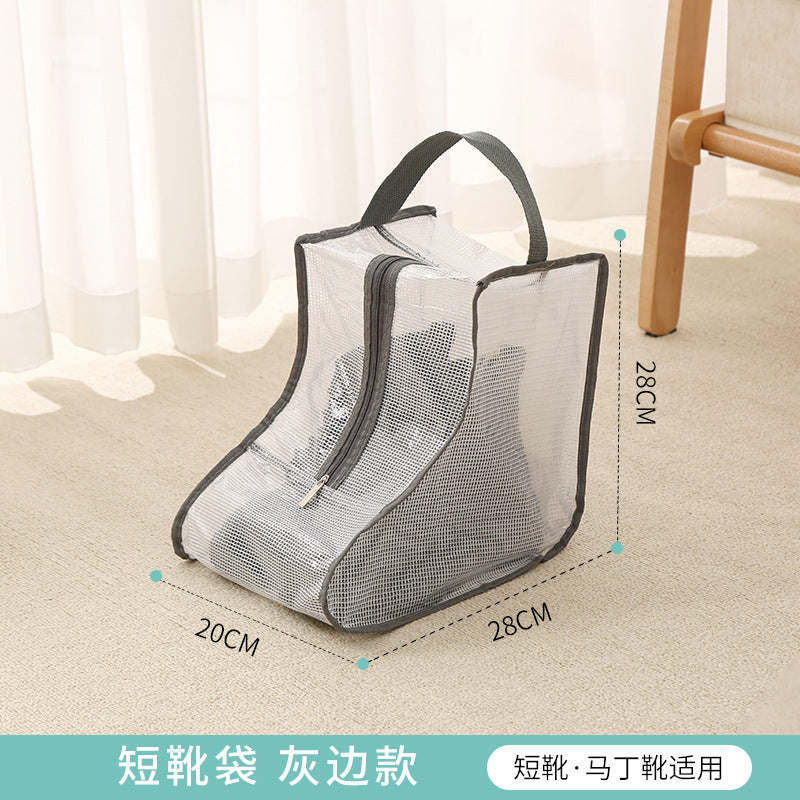 shoe storage bag, multi-functional tote transparent shoe bag, dust-proof and moisture-proof shoe bag, long boots and short boots protective bag. - SJB-DIAMOND ELITES