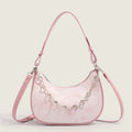 Women hobo bag, armpit bag, autumn fashion design shoulder bag, crossbody small shoulder bag pink for girls - SJB-DIAMOND ELITES