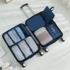 7Pcs a set of large-capacity travel bags, tote wet and dry separation fitness bags, suitcase seven-piece storage set, travel bag organizer - SJB-DIAMOND ELITES