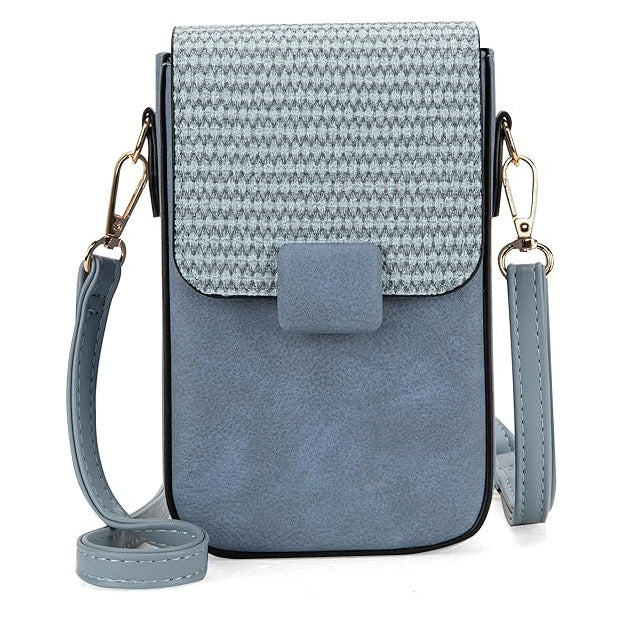 Women's Bag Casual Vertical Women's Mobile Phone Bag Straw Mini Shoulder Bag Fashion Crossbody Bag - SJB-DIAMOND ELITES