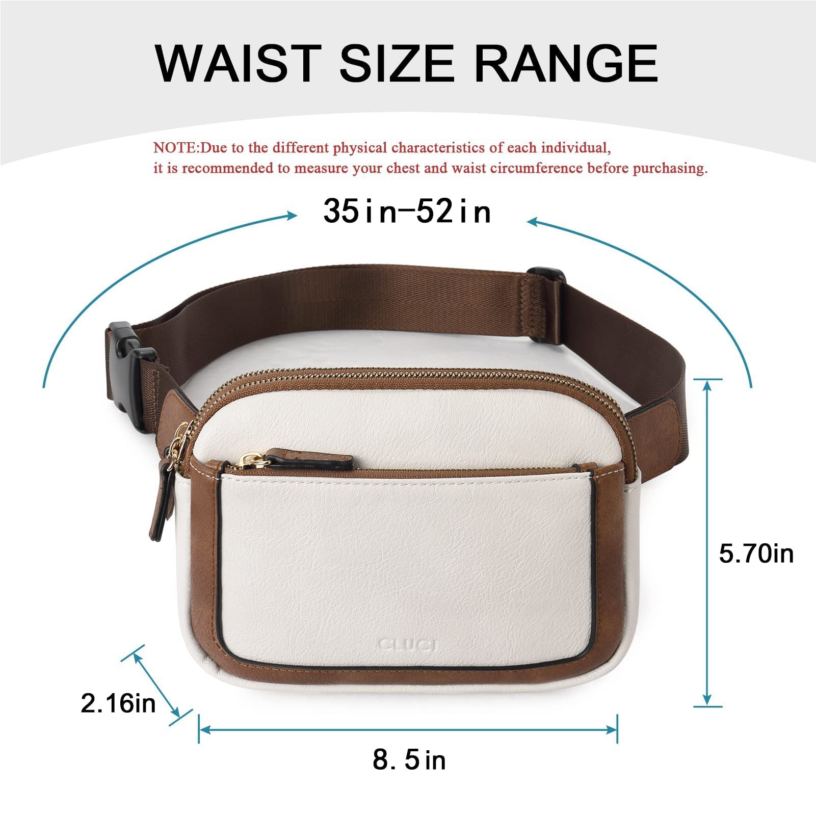 Women's Belt Bag – Mini Portable Crossbody Fanny Bag with Adjustable Shoulder Strap, Faux Leather Waist Bag for Travel & Sports – Stylish and Functional - SJB-DIAMOND ELITES